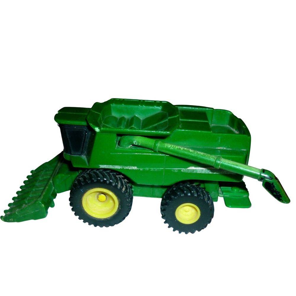 Ertl John Deere Combine Harvester Toy Green Diecast Farm Vehicle 1/64 Scale